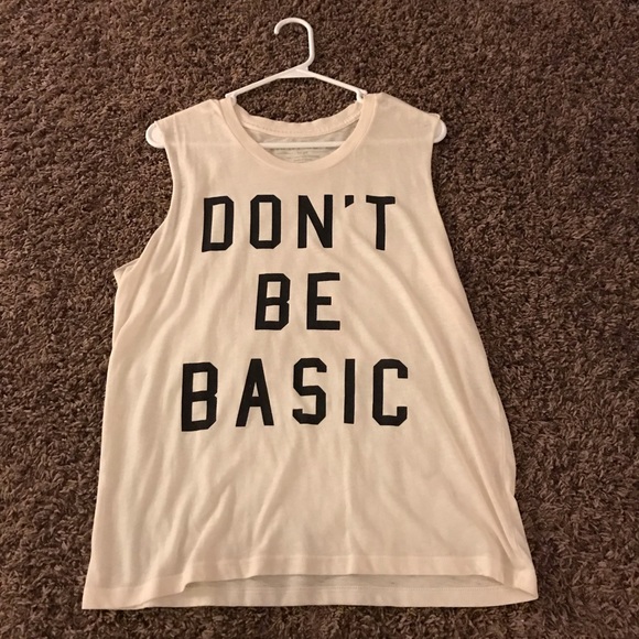 “Don’t be basic” Tank - Picture 1 of 1